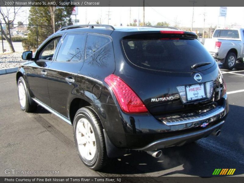 Super Black / Charcoal 2007 Nissan Murano SL AWD