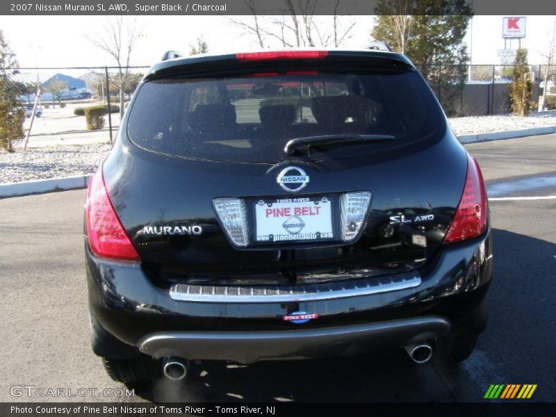 Super Black / Charcoal 2007 Nissan Murano SL AWD
