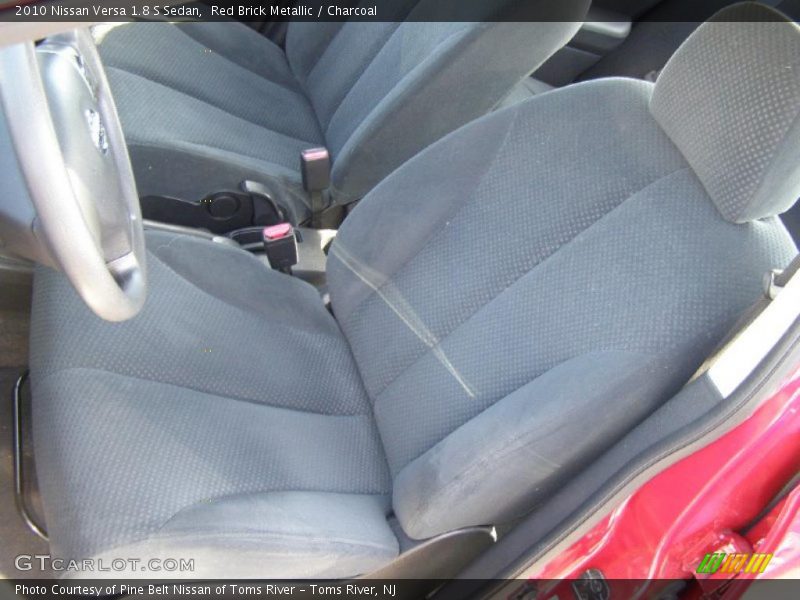 Red Brick Metallic / Charcoal 2010 Nissan Versa 1.8 S Sedan