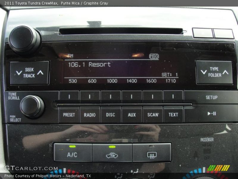 Controls of 2011 Tundra CrewMax