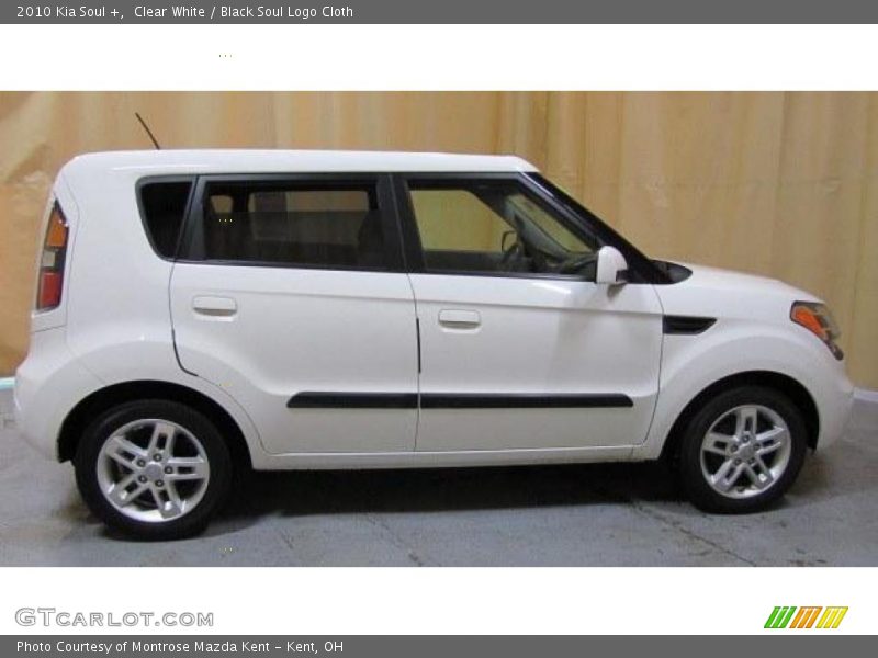 Clear White / Black Soul Logo Cloth 2010 Kia Soul +