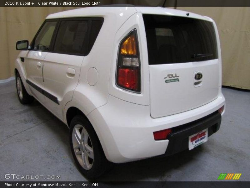 Clear White / Black Soul Logo Cloth 2010 Kia Soul +