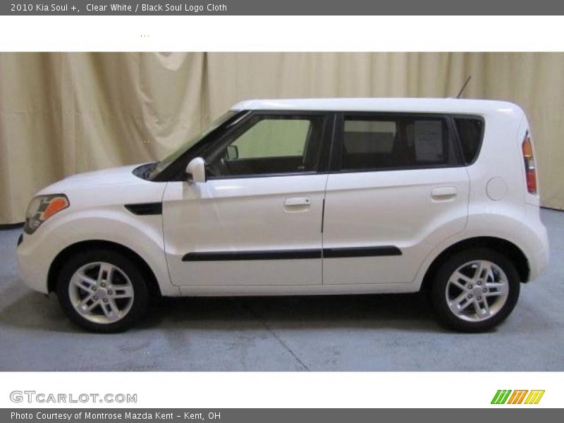 Clear White / Black Soul Logo Cloth 2010 Kia Soul +