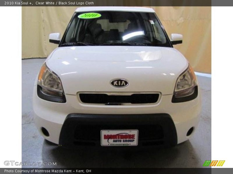 Clear White / Black Soul Logo Cloth 2010 Kia Soul +