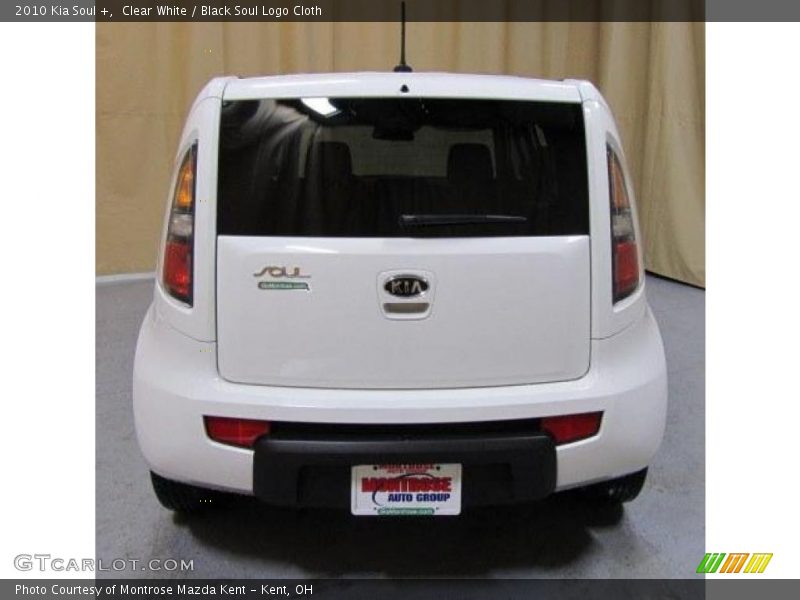 Clear White / Black Soul Logo Cloth 2010 Kia Soul +