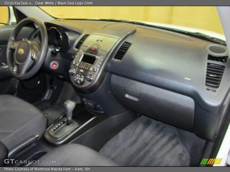 Clear White / Black Soul Logo Cloth 2010 Kia Soul +