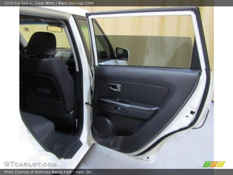 Clear White / Black Soul Logo Cloth 2010 Kia Soul +