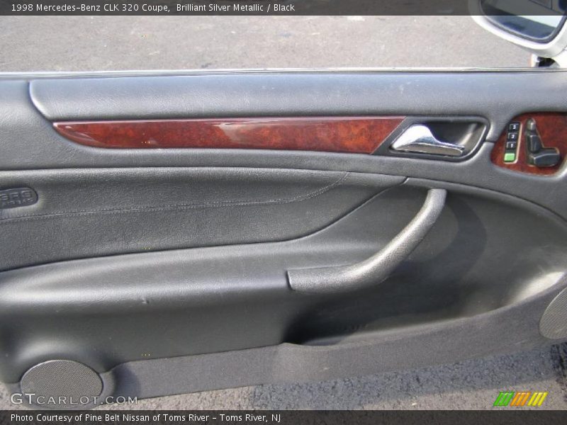 Brilliant Silver Metallic / Black 1998 Mercedes-Benz CLK 320 Coupe