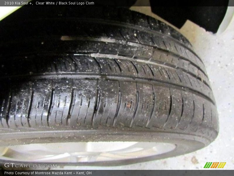Clear White / Black Soul Logo Cloth 2010 Kia Soul +