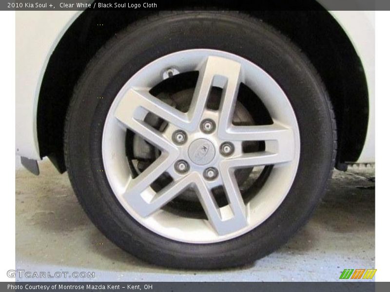 Clear White / Black Soul Logo Cloth 2010 Kia Soul +