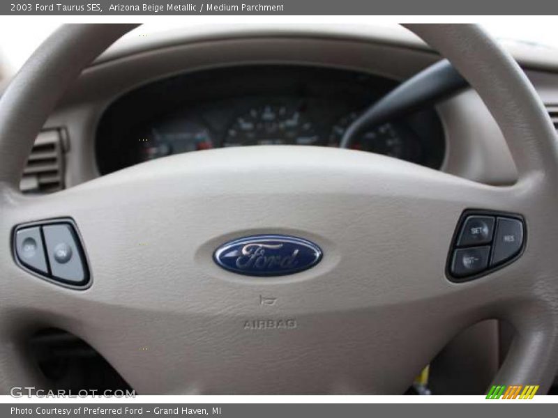 Arizona Beige Metallic / Medium Parchment 2003 Ford Taurus SES