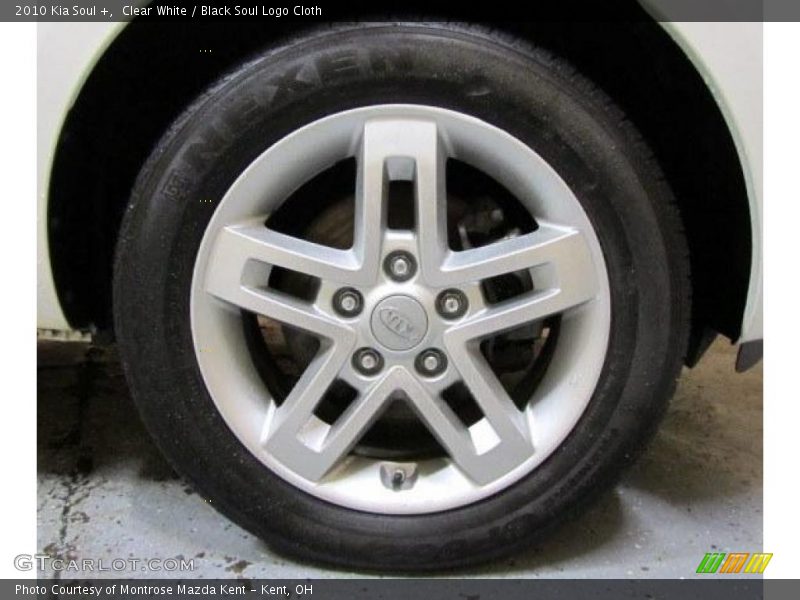 Clear White / Black Soul Logo Cloth 2010 Kia Soul +