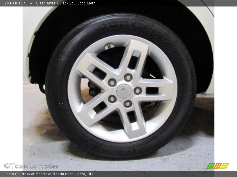 Clear White / Black Soul Logo Cloth 2010 Kia Soul +