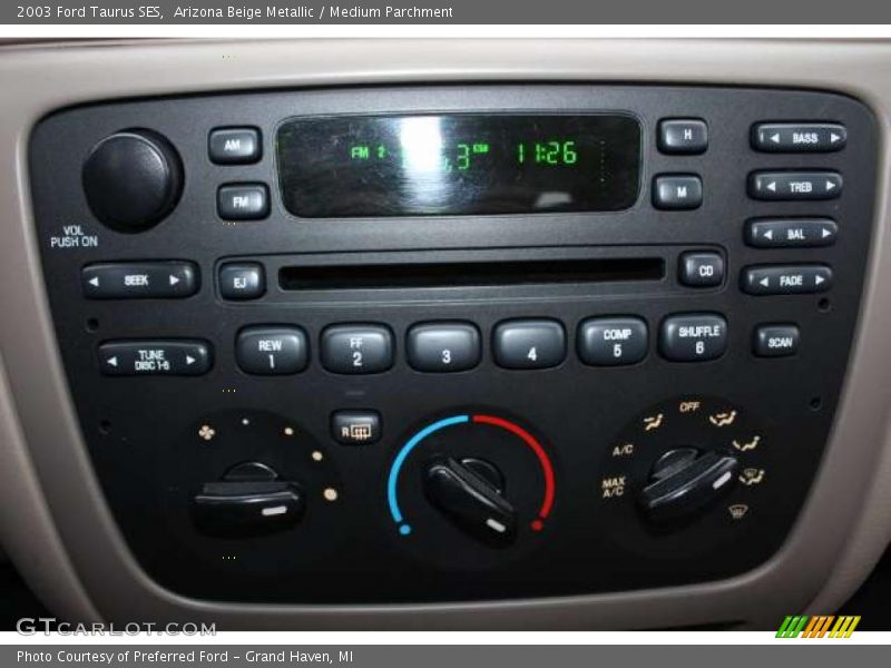 Controls of 2003 Taurus SES