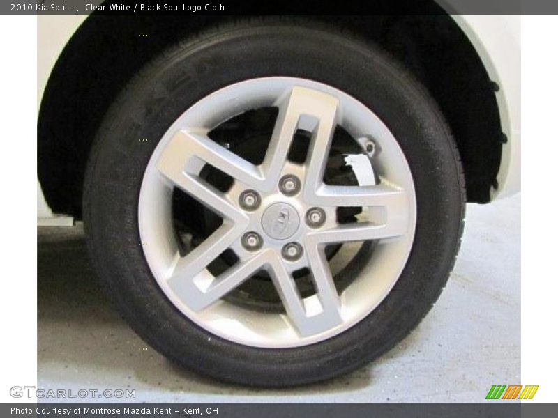 Clear White / Black Soul Logo Cloth 2010 Kia Soul +