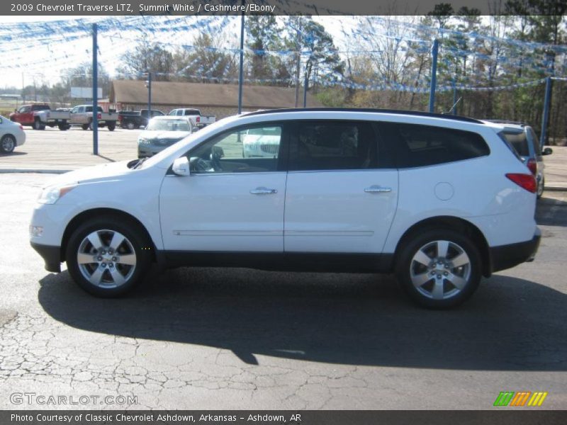 Summit White / Cashmere/Ebony 2009 Chevrolet Traverse LTZ