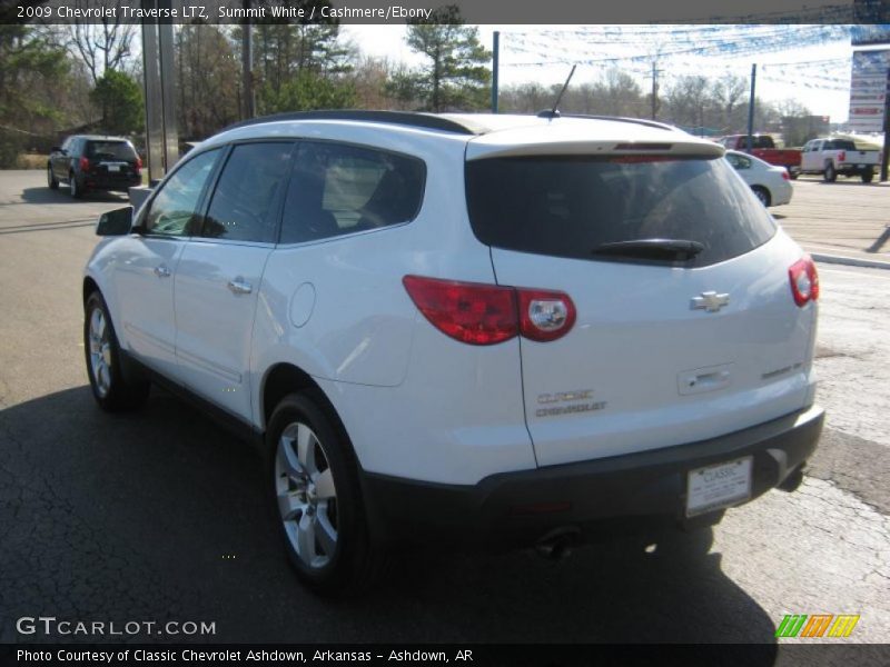 Summit White / Cashmere/Ebony 2009 Chevrolet Traverse LTZ