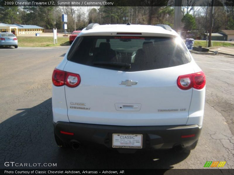 Summit White / Cashmere/Ebony 2009 Chevrolet Traverse LTZ