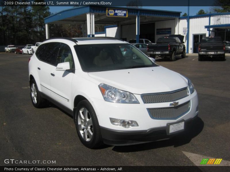 Summit White / Cashmere/Ebony 2009 Chevrolet Traverse LTZ