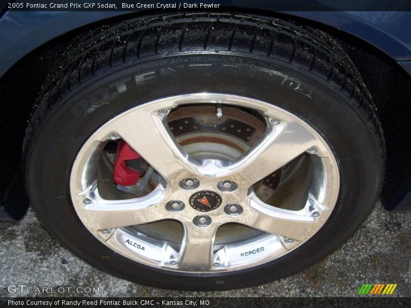 Blue Green Crystal / Dark Pewter 2005 Pontiac Grand Prix GXP Sedan