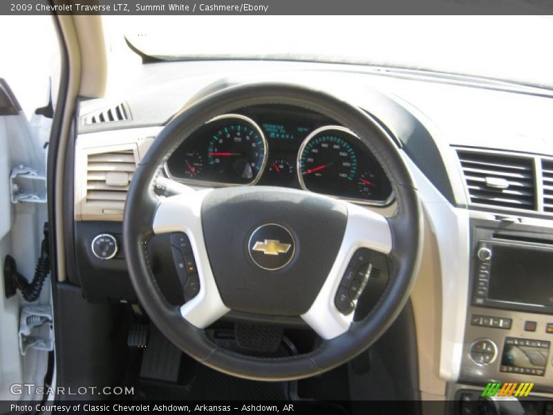 Summit White / Cashmere/Ebony 2009 Chevrolet Traverse LTZ
