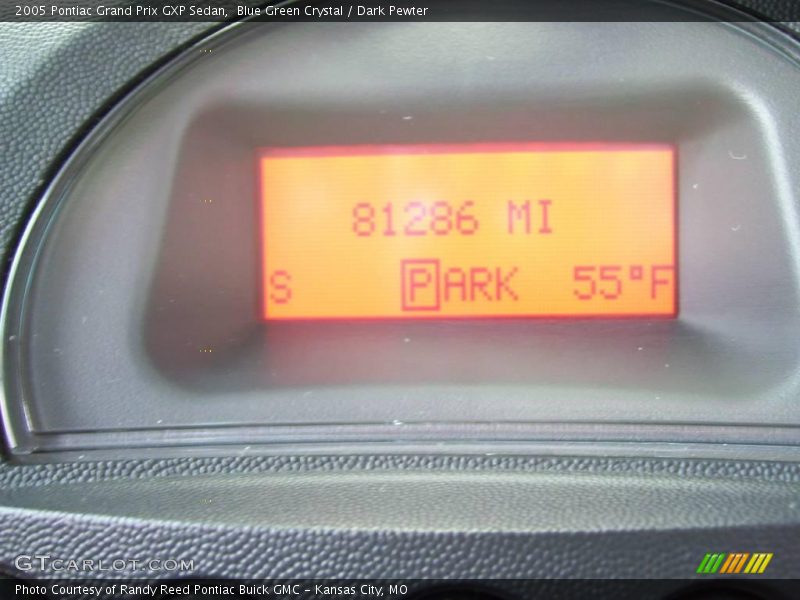 Blue Green Crystal / Dark Pewter 2005 Pontiac Grand Prix GXP Sedan