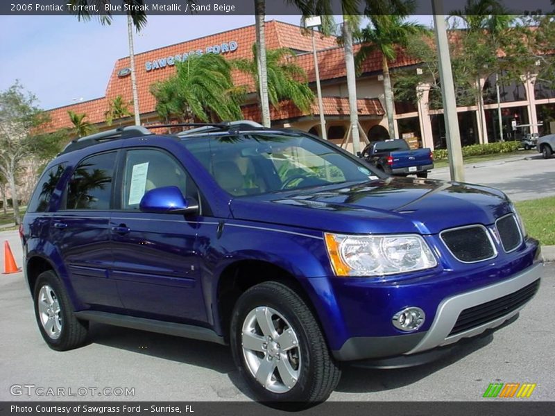Blue Streak Metallic / Sand Beige 2006 Pontiac Torrent