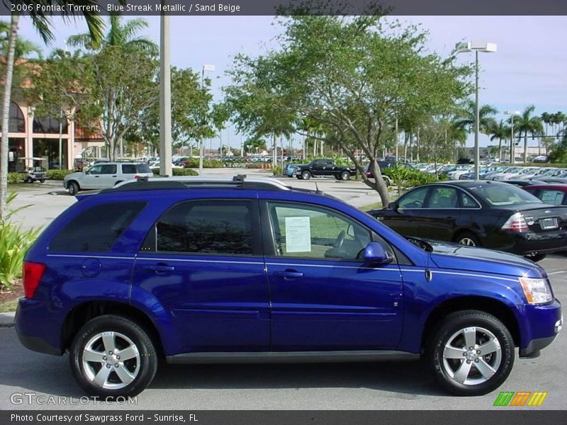 Blue Streak Metallic / Sand Beige 2006 Pontiac Torrent