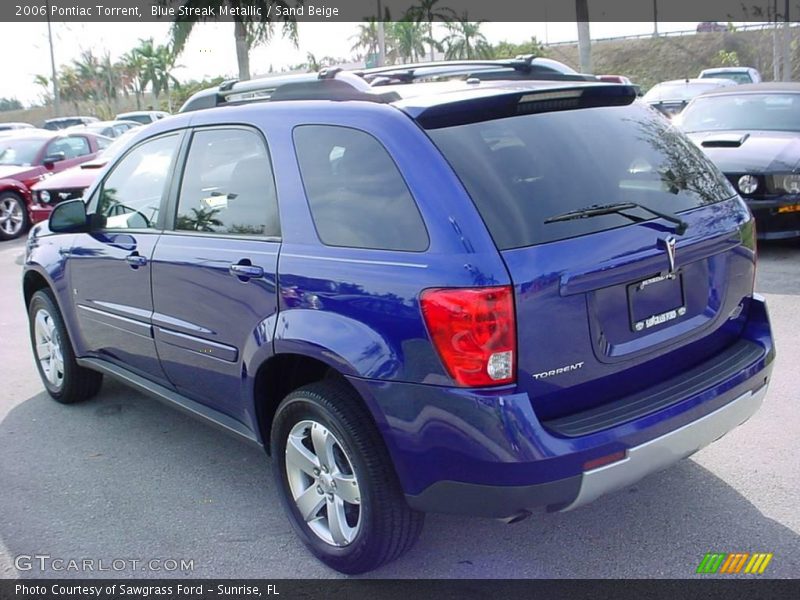 Blue Streak Metallic / Sand Beige 2006 Pontiac Torrent