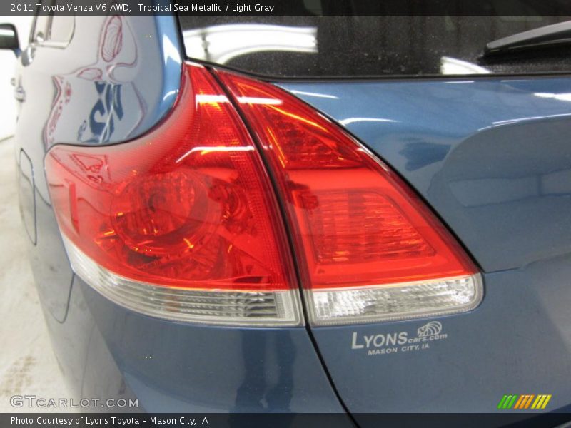 Tropical Sea Metallic / Light Gray 2011 Toyota Venza V6 AWD