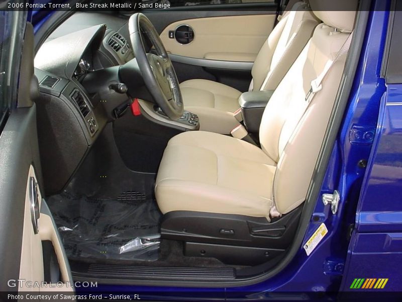 Blue Streak Metallic / Sand Beige 2006 Pontiac Torrent