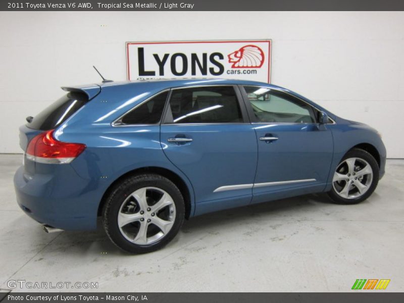 Tropical Sea Metallic / Light Gray 2011 Toyota Venza V6 AWD
