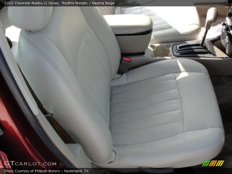 Redfire Metallic / Neutral Beige 2003 Chevrolet Malibu LS Sedan