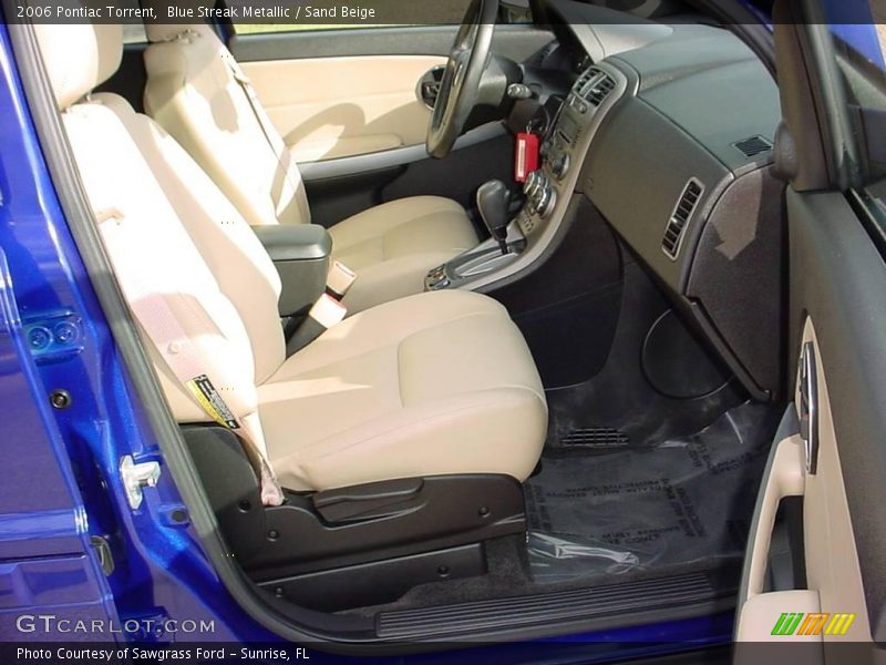Blue Streak Metallic / Sand Beige 2006 Pontiac Torrent