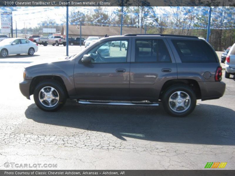 Desert Brown Metallic / Ebony 2008 Chevrolet TrailBlazer LT