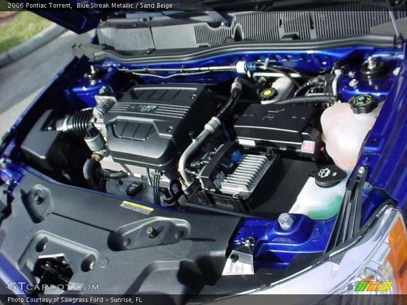 Blue Streak Metallic / Sand Beige 2006 Pontiac Torrent