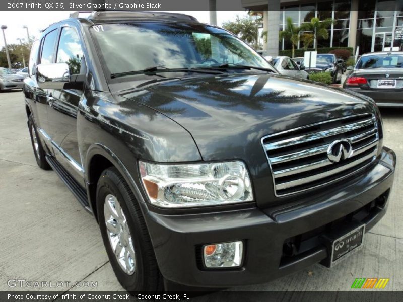 Silver Graphite / Graphite Black 2007 Infiniti QX 56