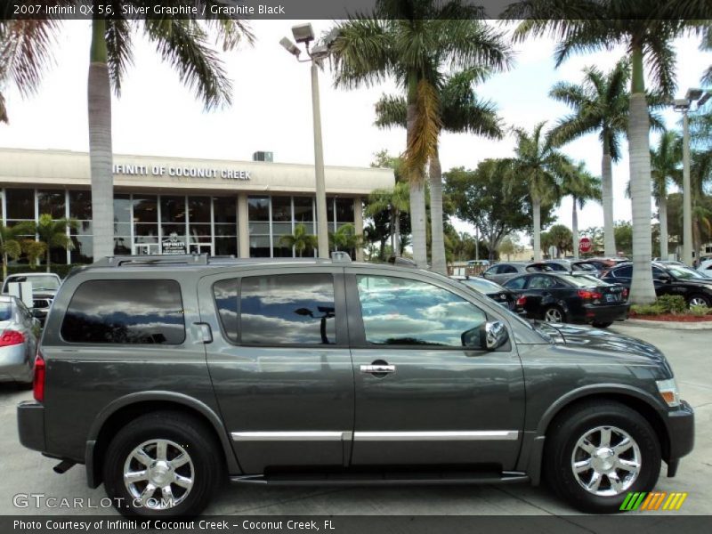 Silver Graphite / Graphite Black 2007 Infiniti QX 56