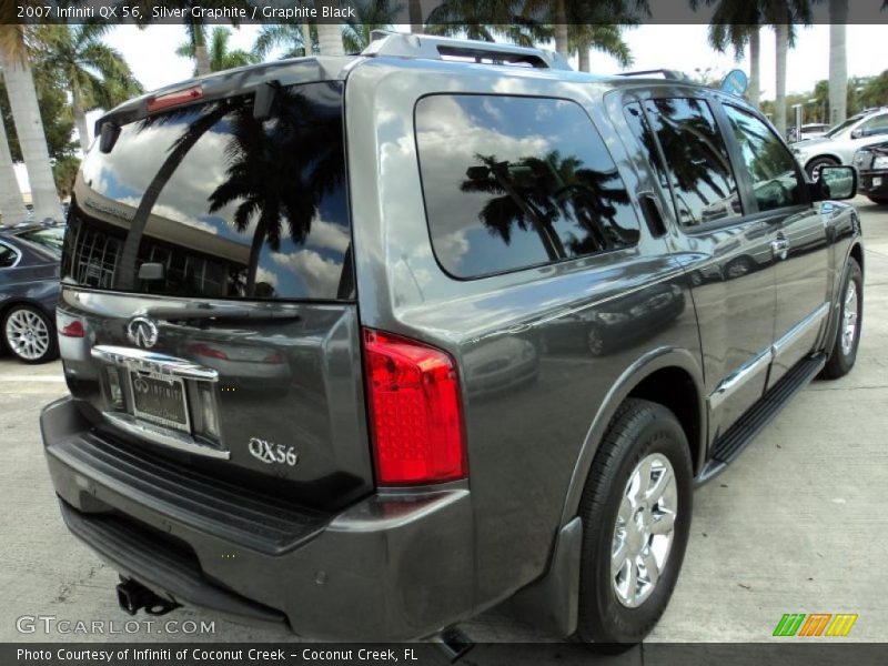 Silver Graphite / Graphite Black 2007 Infiniti QX 56