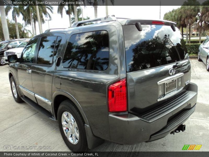 Silver Graphite / Graphite Black 2007 Infiniti QX 56