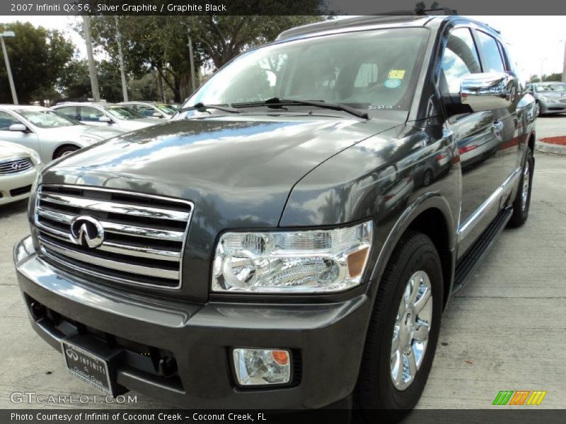 Silver Graphite / Graphite Black 2007 Infiniti QX 56