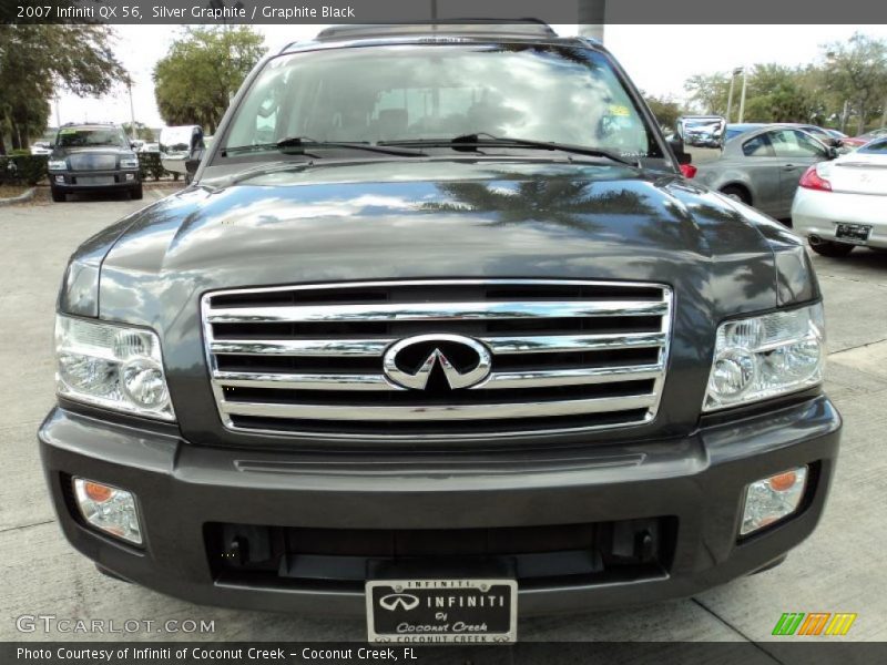 Silver Graphite / Graphite Black 2007 Infiniti QX 56