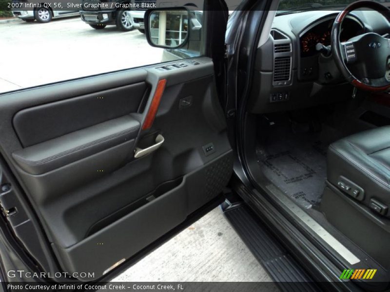 Silver Graphite / Graphite Black 2007 Infiniti QX 56