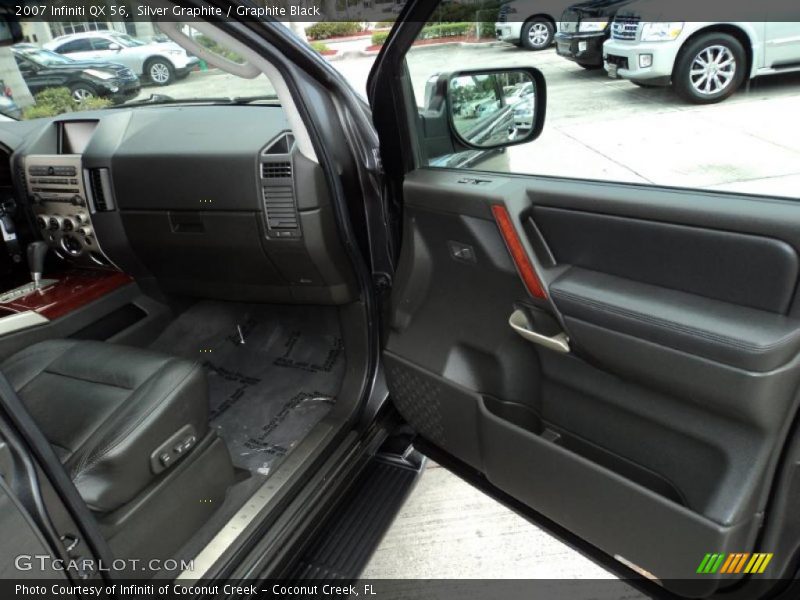 Silver Graphite / Graphite Black 2007 Infiniti QX 56
