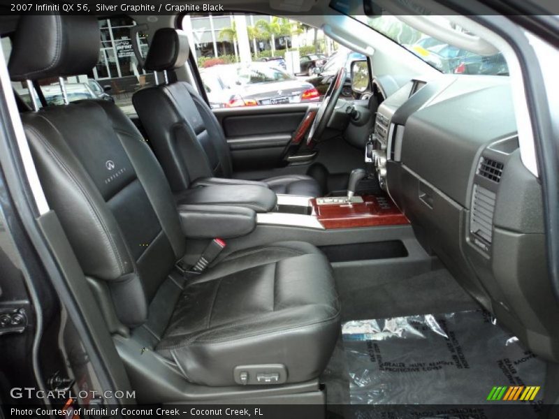 Silver Graphite / Graphite Black 2007 Infiniti QX 56