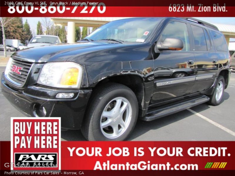 Onyx Black / Medium Pewter 2002 GMC Envoy XL SLT