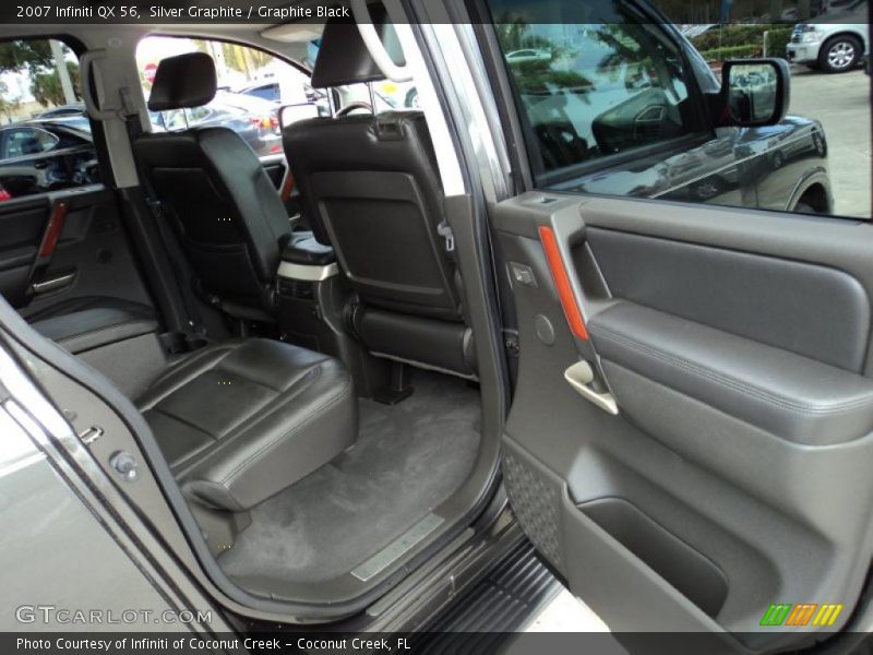 Silver Graphite / Graphite Black 2007 Infiniti QX 56