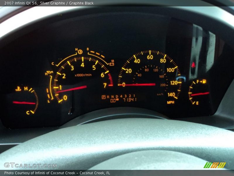 Silver Graphite / Graphite Black 2007 Infiniti QX 56