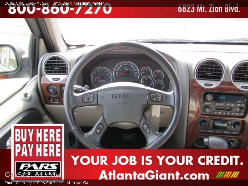 Onyx Black / Medium Pewter 2002 GMC Envoy XL SLT