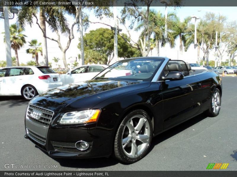 Front 3/4 View of 2010 A5 2.0T Cabriolet